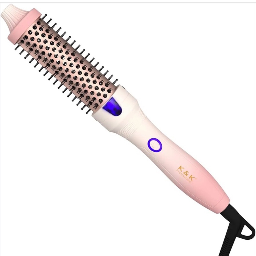 Heated Curling Brush with Ceramic Tourmaline Ionic 1.5 inches, New open box